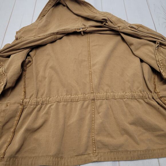 Free People Joshua tree tan hooded anorak utility jacket quilted - Picture 13 of 15